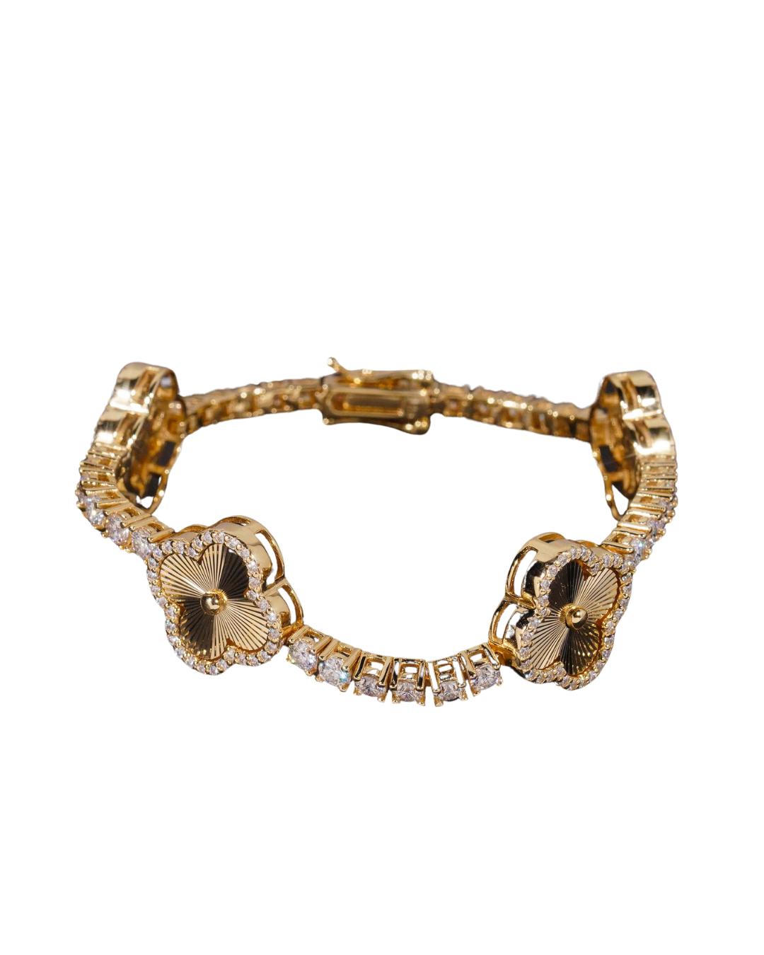 Iced Clover Bracelet