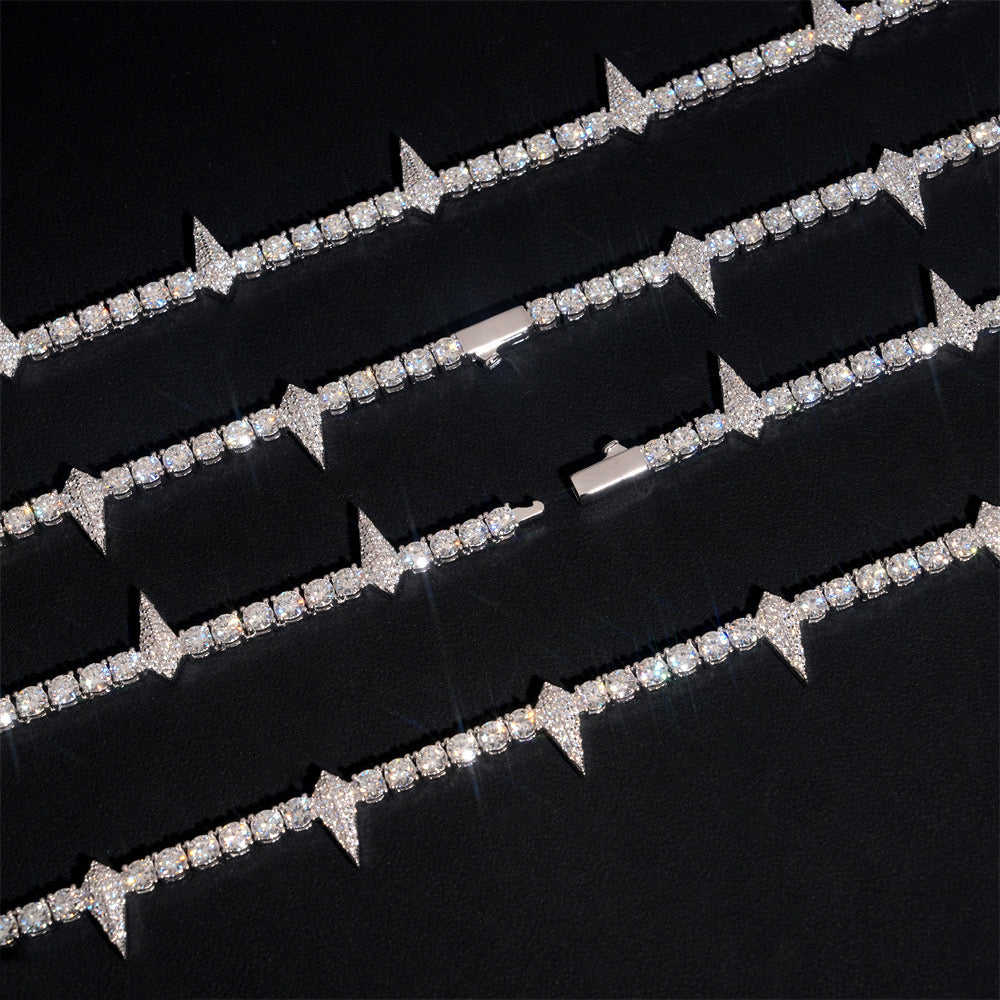 Roman Spikes Tennis Chain