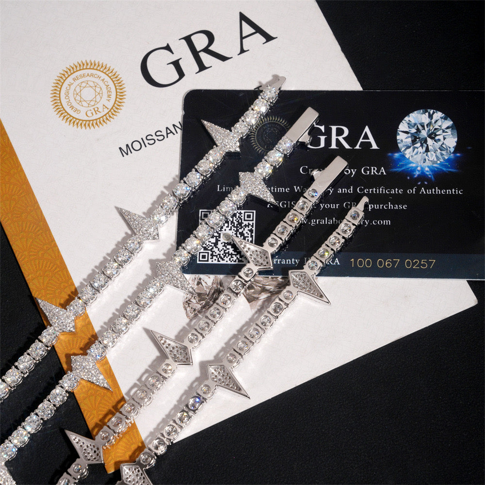 Roman Spikes Tennis Chain