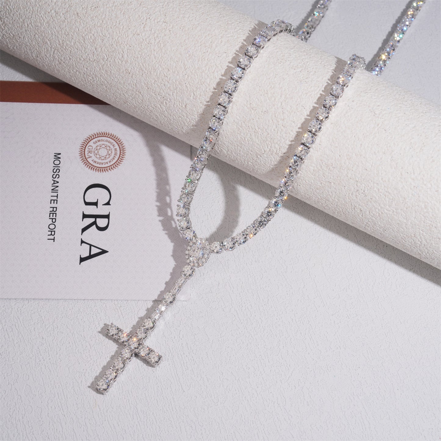 Cross X Tennis Chain