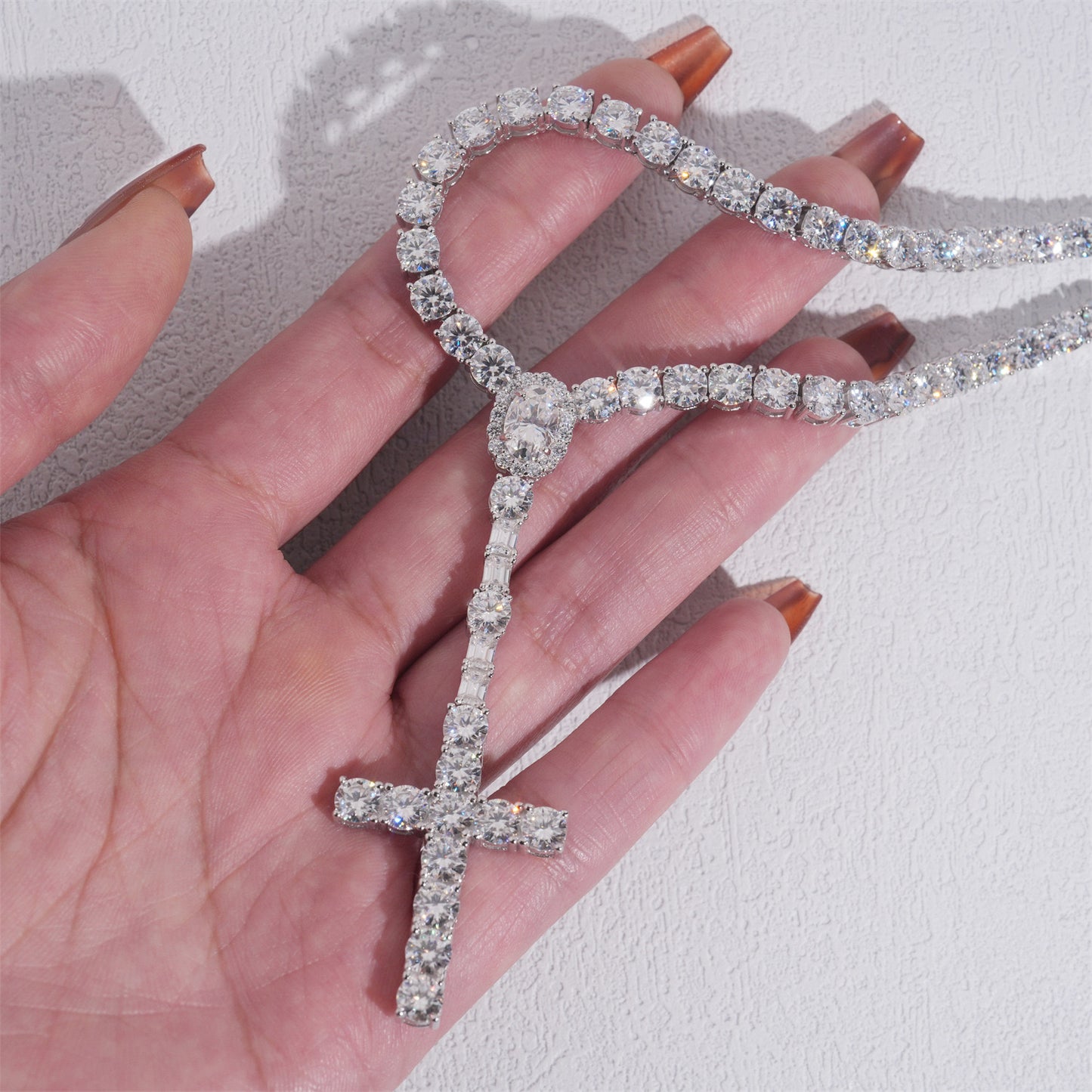 Cross X Tennis Chain