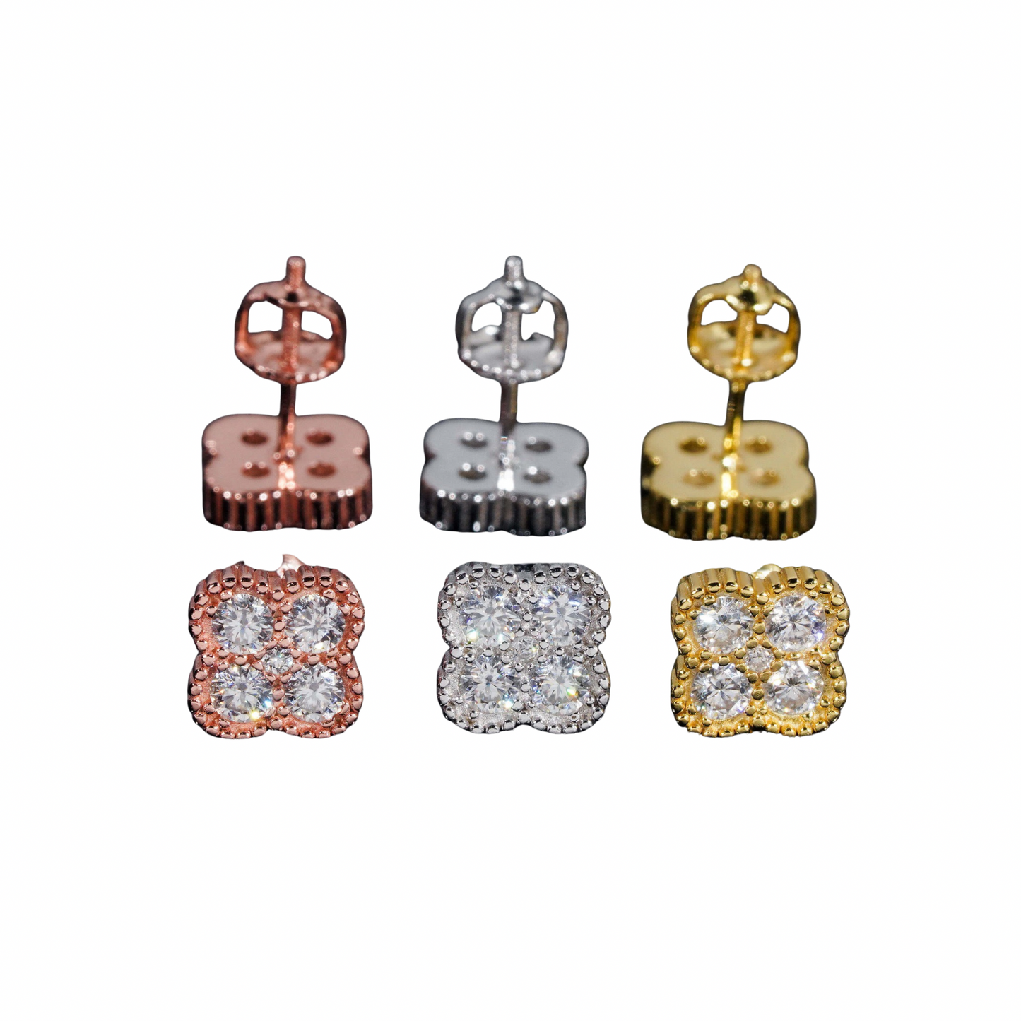 Cloverdale Iced Earrings