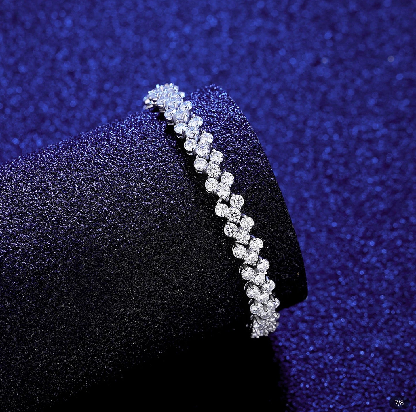 Chrome Tennis Bracelet