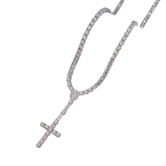 Cross X Tennis Chain